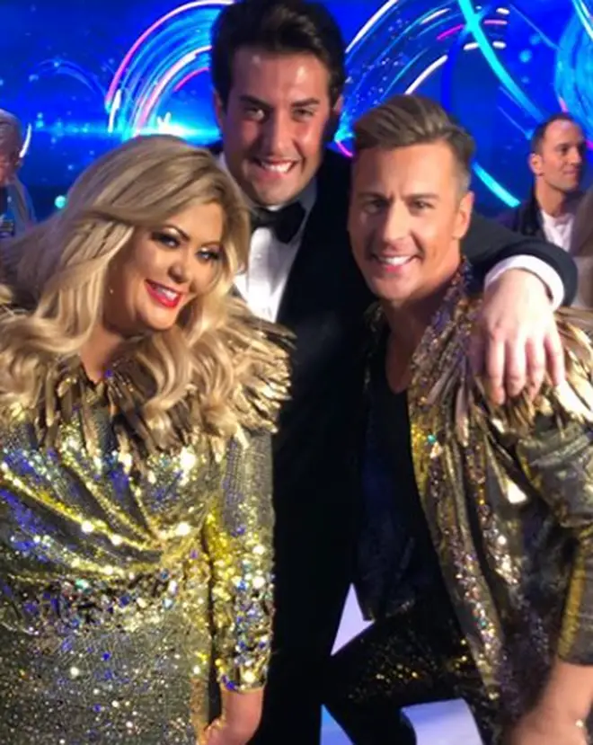 Gemma Collins and James Argent on Dancing On Ice