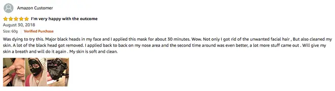 Commenters have warned that pulling off the face mask can be a painful experience
