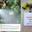 There's a hosepipe ban across much of the UK