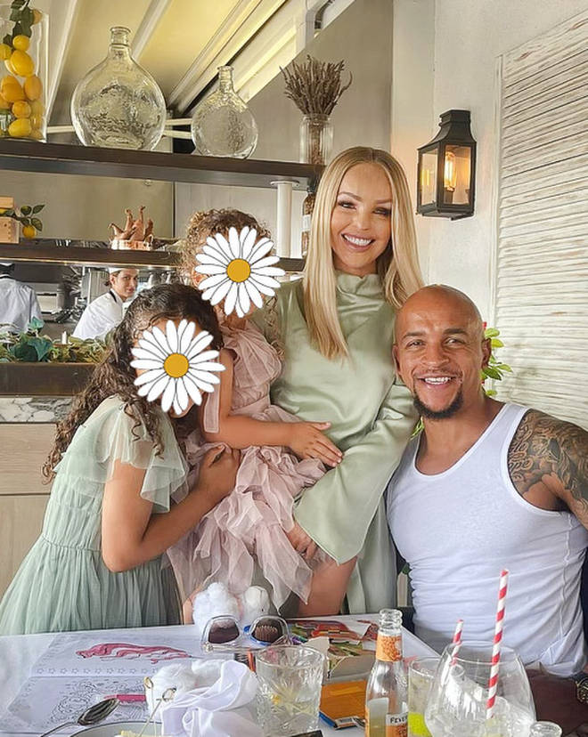 Katie Piper's husband noticed a circle in her blind eye, which later caused her severe pain