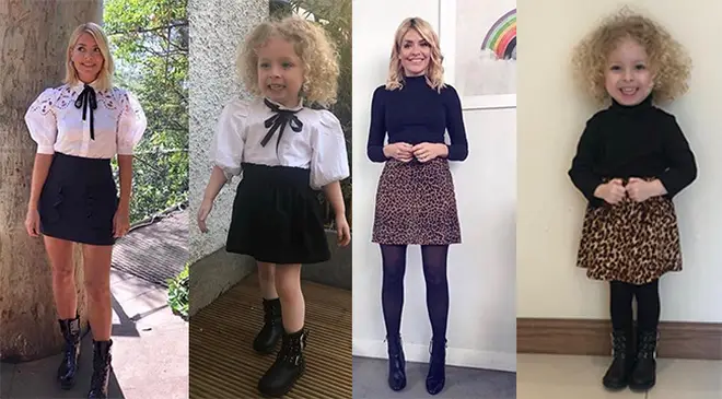 Holly Willougby is three year old Hollie's style icon
