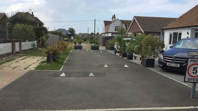 Adrian and another neighbour split the £8,000 to build the speed bumps