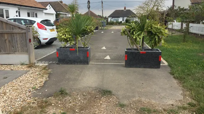 Adrian ended up blocking the road off with plant pots
