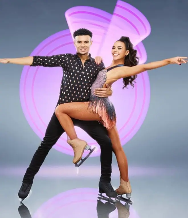 Wes Nelson and Dancing On Ice partner Vanessa Bauer