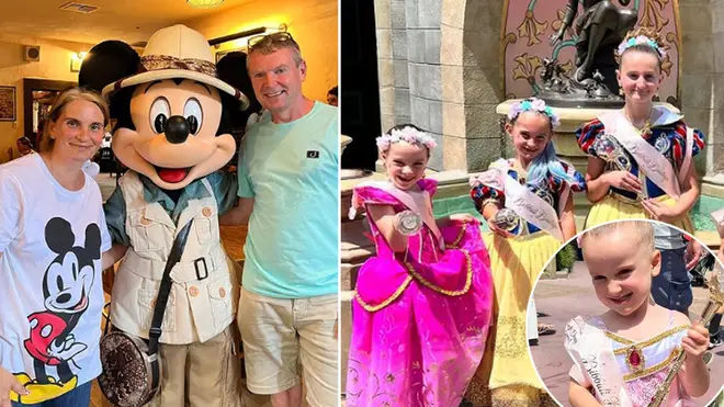 Sue Radford has shared photos of her kids on holiday