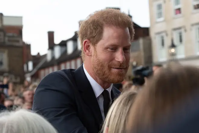 The Duke of Sussex meeting the public