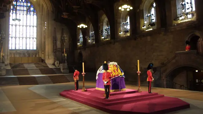 The Queen Mother lay in state for three days in Westminster Abbey
