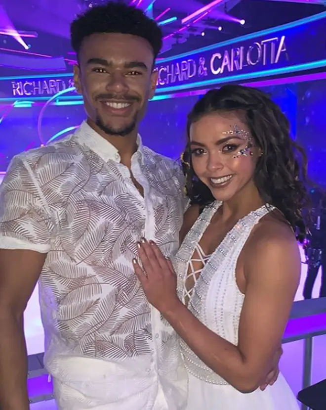 Wes Nelson and Vanessa Bauer on Dancing On Ice
