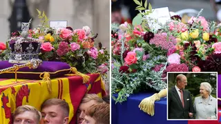 The flowers used on the Queen's coffin wreath hold a special meaning