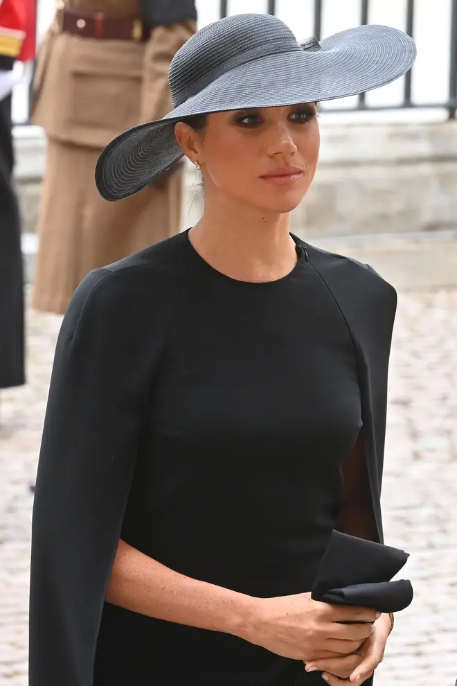 Meghan Markle attended the Queen's funeral with Prince Harry