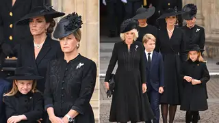 Sophie Wessex attended the Queen's funeral with her great niece