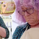 Bake Off favourite Carole breaks down after bake collapses