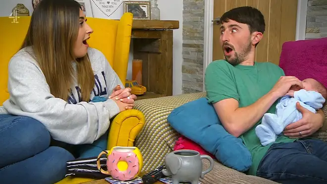 Pete Sandiford introduced his son to the Gogglebox audience