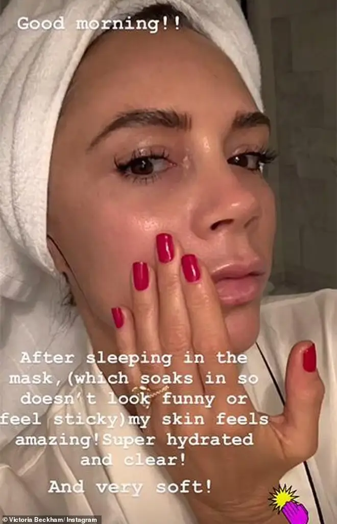 Victoria Beckham often shares her skin care secrets on Instagram