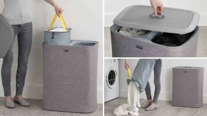 The Joseph Joseph laundry basket looks great, is super practical and will stop you from mixing darks and lights again