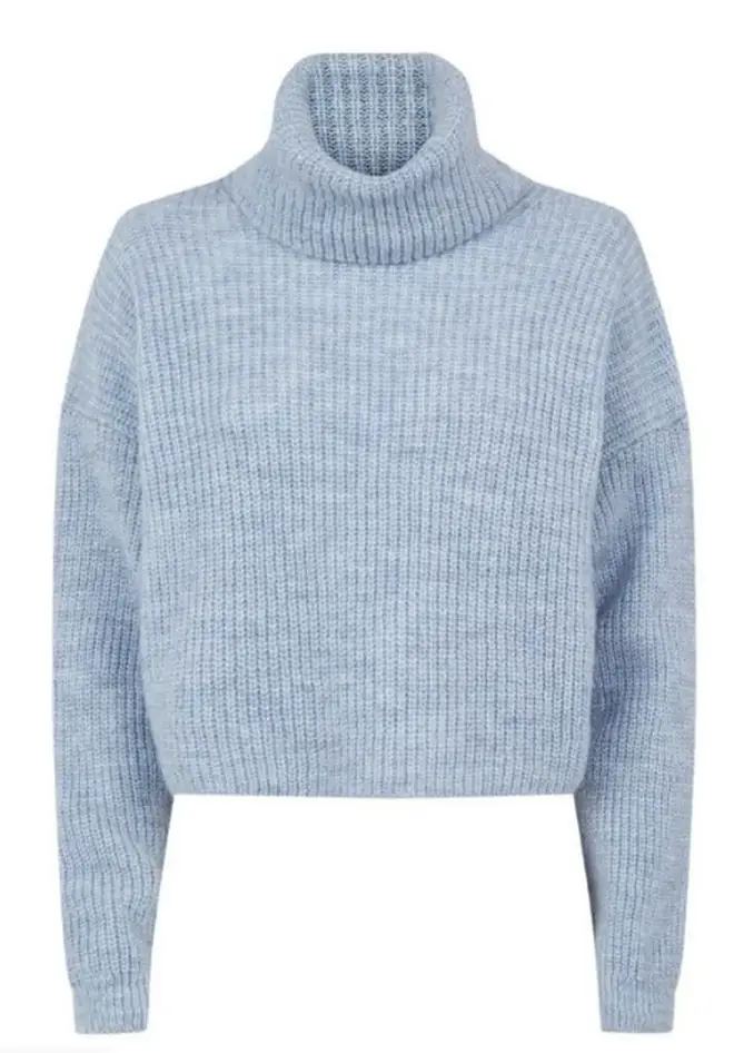 We are loving this boxy blue jumper from New Look