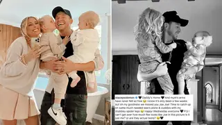 Stacey Solomon has shared the moment Joe Swash returned home