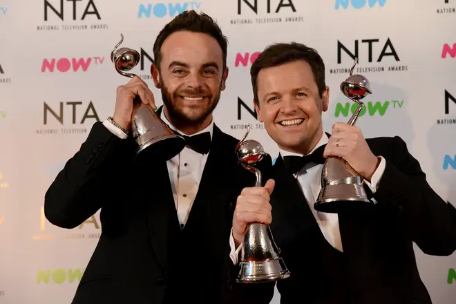 Ant and Dec at the NTAs in 2018