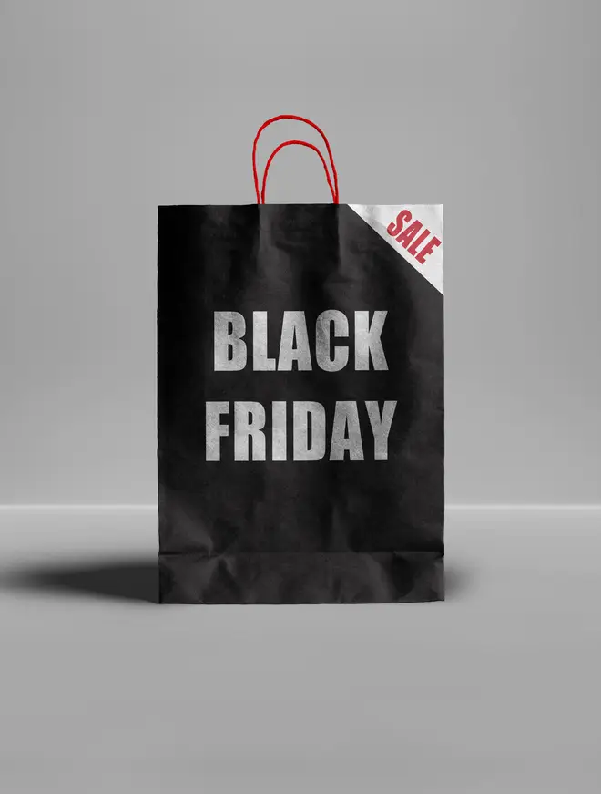 Black Friday shopping bag