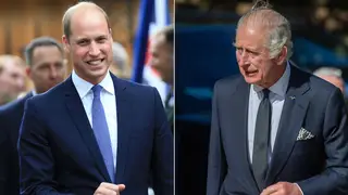 Prince William and father King Charles