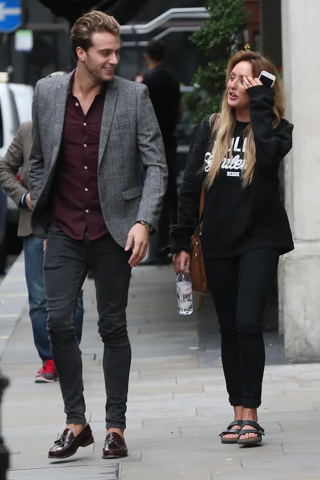 Max - pictured here with fuller hair - dated Geordie Shore star Charlotte Crosy in 2015