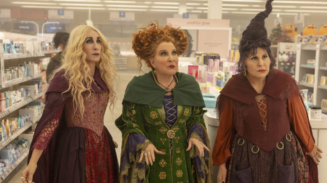 arah Jessica Parker, Bette Midler and Kathy Najimy as the Sanderson sisters