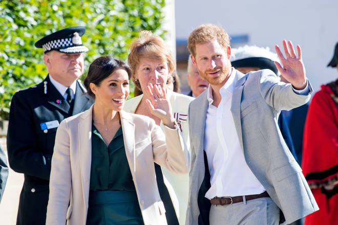 Meghan and Harry visit the University of Chichester, West Sussex
