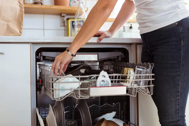 A mum has revealed a genius hack to keep your dishwasher clean and fresh (stock image)