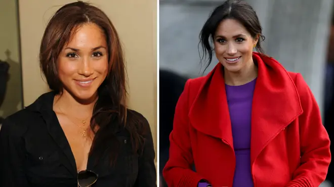 Meghan Markle before and after