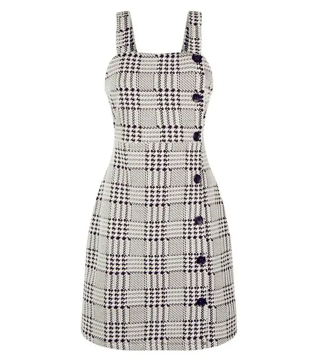 There is a monochrome version of Kelly's dress available on the New Look site
