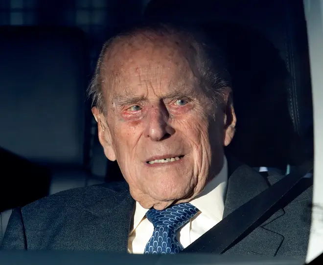 Prince Philip, pictured in December, was breathalysed at the scene