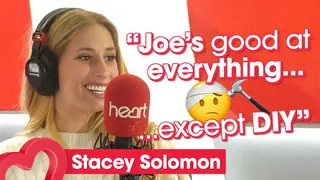 Stacey Solomon jokes Joe Swash can't do DIY