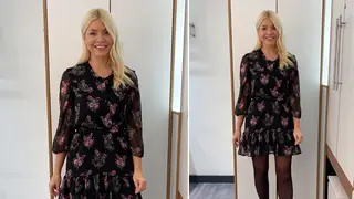 Holly Willoughby is wearing a dress from Reserved