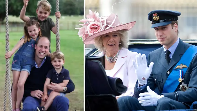 Prince William and Kate Middleton's children George, Charlotte and Louis do not call Camilla their step-grandmother