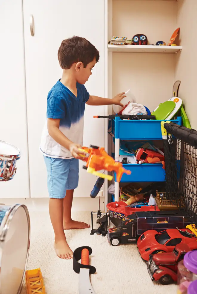 The 'magic mess' hack will get your kids rushing to tidy up