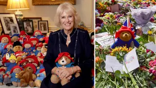 The Paddington Bear toys left outside the royal residences have been donated to charity