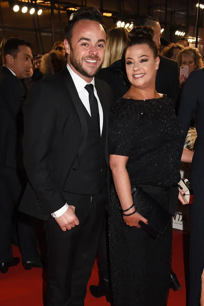 Ant and Lisa pictured at the 2017 National Television Awards