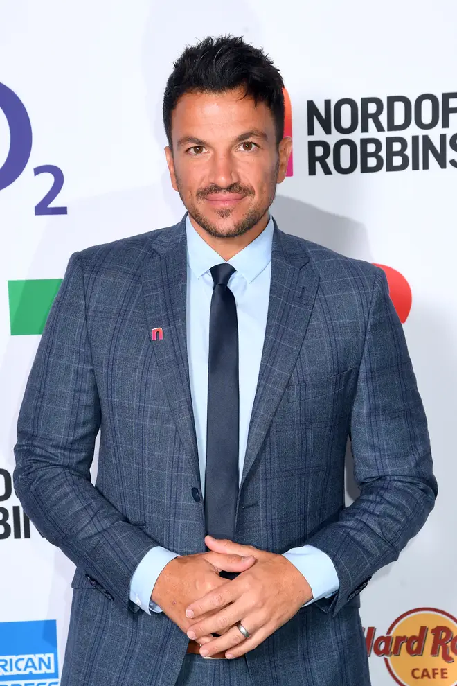 Peter Andre's Surrey home was damaged during the storm on Sunday night.