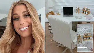 Stacey Solomon has shown off her new office