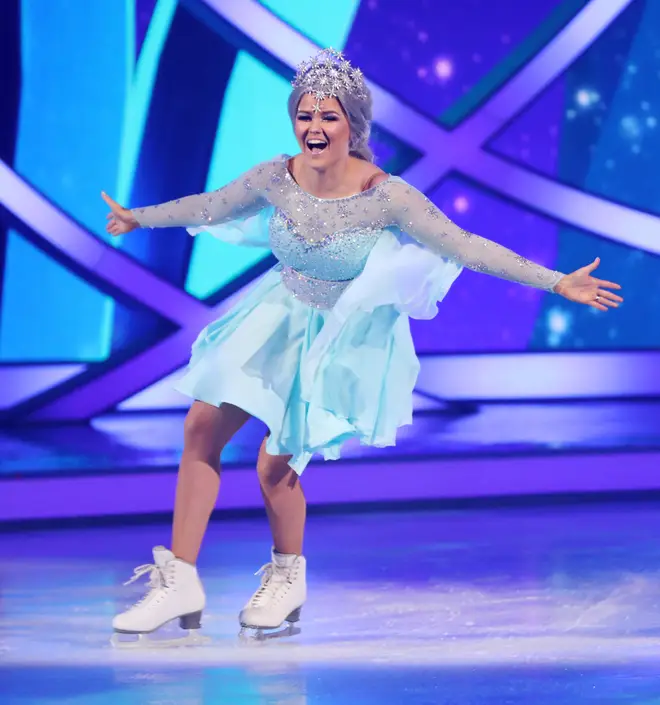Saara made Dancing On Ice history when she sung AND skated during last week's show