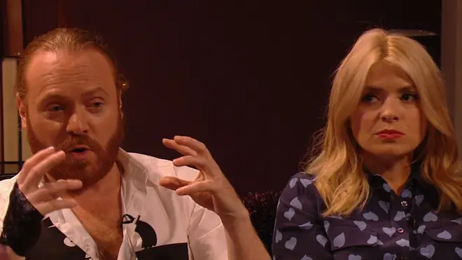 Keith Lemon and Holly Willoughby are carrying on Celebrity Juice