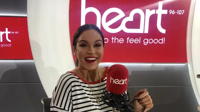 Vicky Pattison was in high spirits when she visited Heart London Breakfast