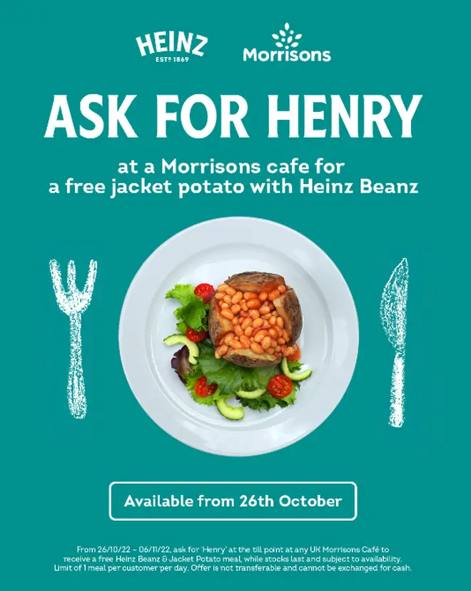 Morrisons and Heinz are offering a free meal