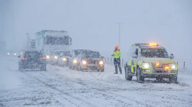 The Met Office has issued an Amber warning for more snow