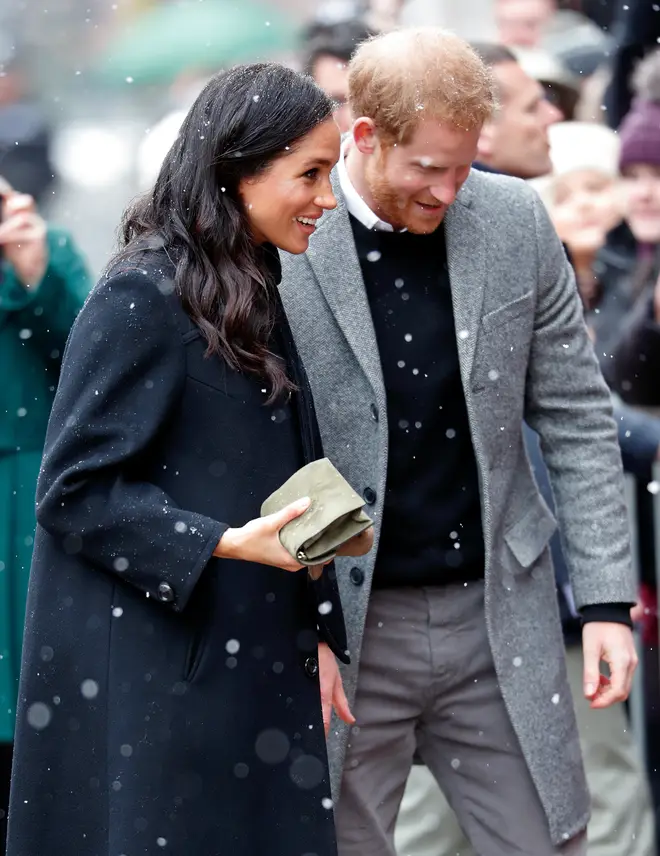 The Duke and Duchess of Sussex pictured together on a recent outing