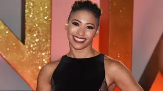 Karen Clifton pictured at the National Television Awards last month