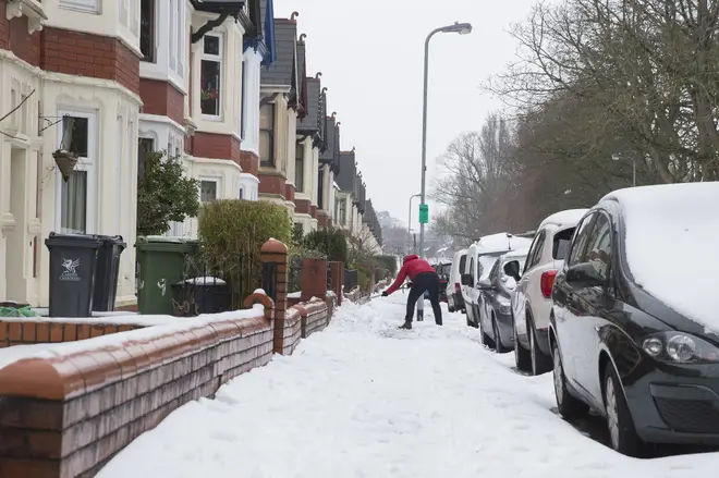 Cardiff was covered in a thick blanket of snow last week - and there could be a LOT more to come