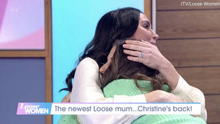 Christine Lampard was overcome with emotion talking about the birth of her daughter