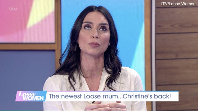 Christine was already stepmum to husband Frank's two teenage daughters