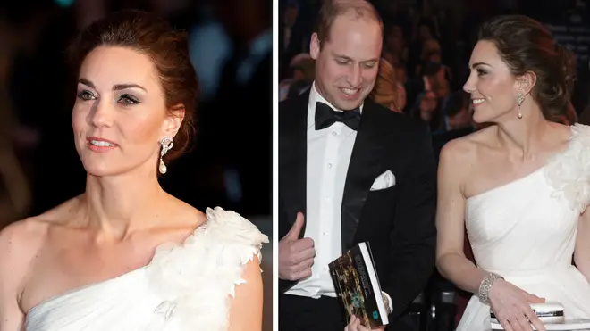 Kate Middleton and Prince William attend the 2019 BAFTAs
